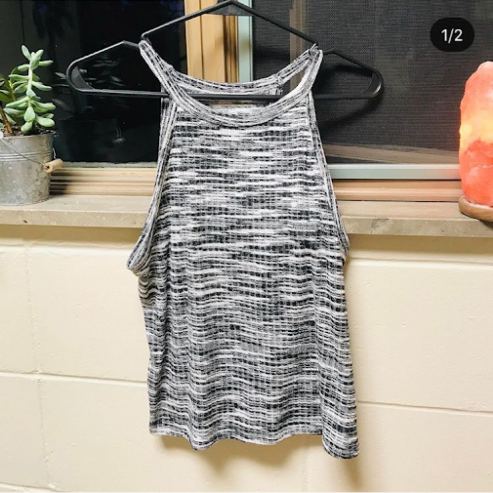 Cotton High Neck Tank